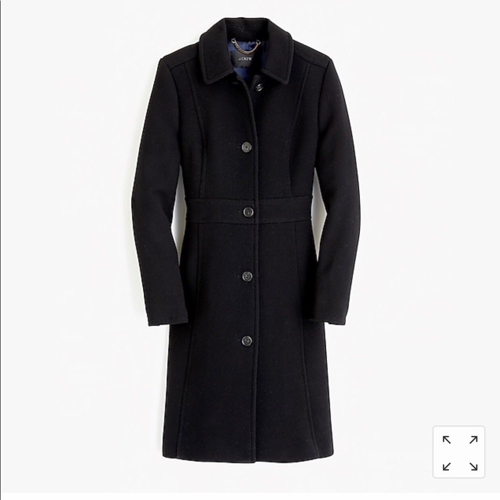 J. Crew Black Pea Coat